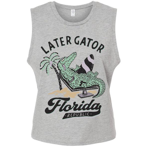 Later Gator Florida Cropped Tank