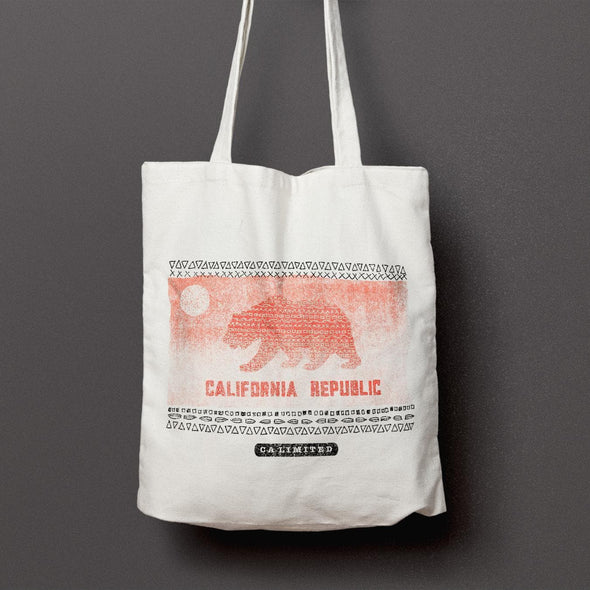 CA Aztec Bear Tote Bag-CA LIMITED