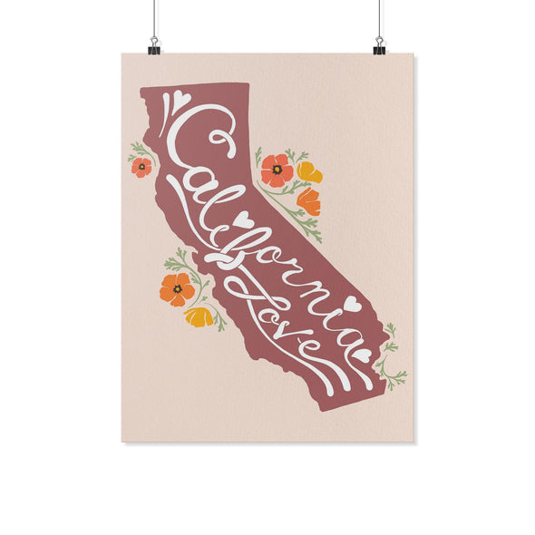 CA State Poppies Poster-CA LIMITED
