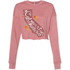 CA State With Poppies Cropped Sweater-CA LIMITED