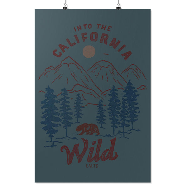 CA Wild Blue Poster-CA LIMITED