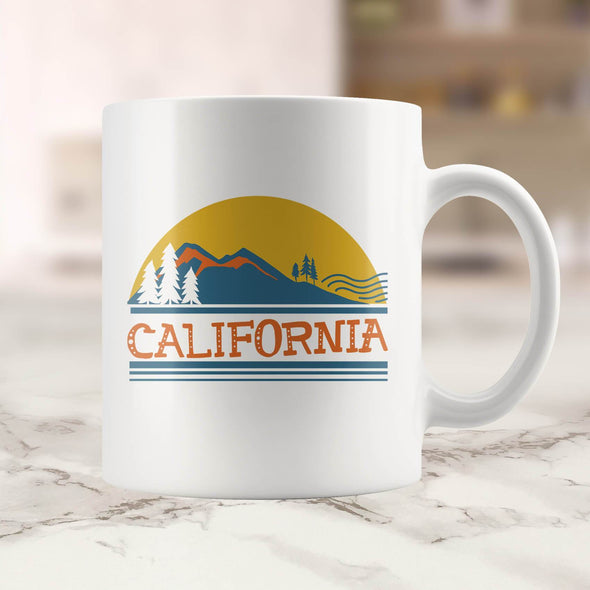 Cali Mountains Ceramic Mug-CA LIMITED