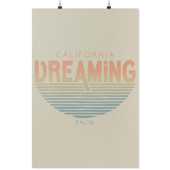California Dreaming Cream Poster-CA LIMITED