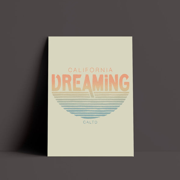 California Dreaming Cream Poster-CA LIMITED