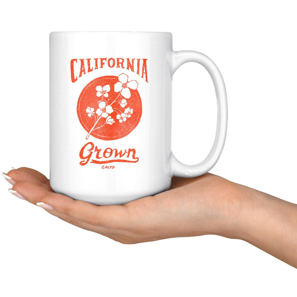 California Grown Circle Orange Mug-CA LIMITED