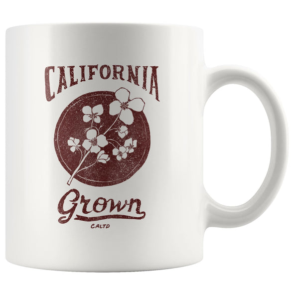 California Grown Circle Red Mug-CA LIMITED
