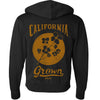 California Grown Circle Zipper Hoodie-CA LIMITED