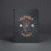 California Is For Dreamers Black Spiral Notebook-CA LIMITED