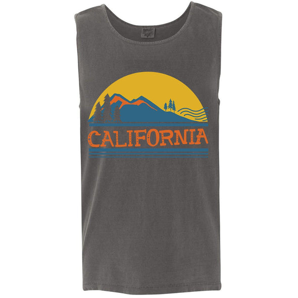 California Mountains Men's Tank-CA LIMITED