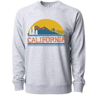 California Mountains Raglan Sweater-CA LIMITED