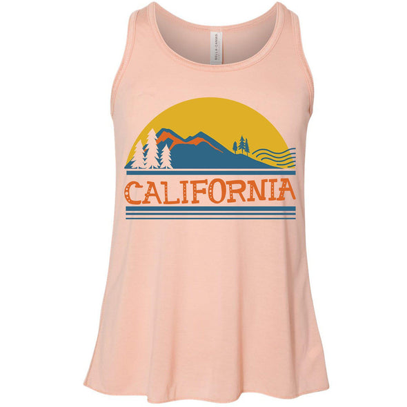 California Mountains Youth Flowy Tank-CA LIMITED