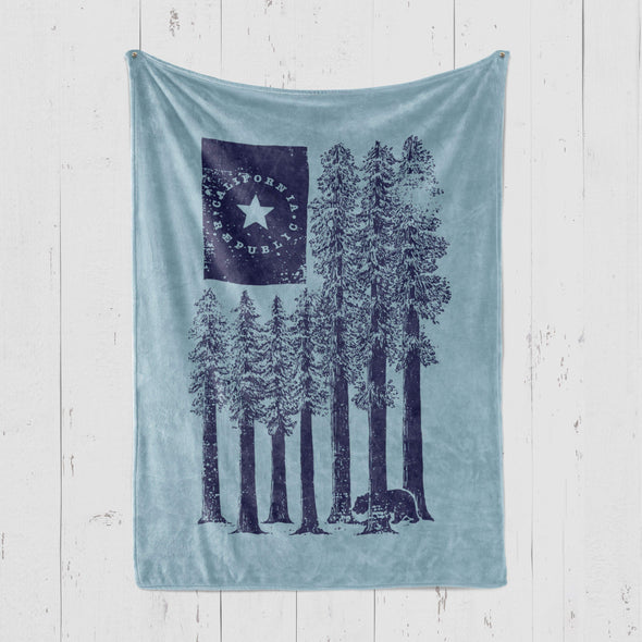 California Redwoods Flag Blanket-CA LIMITED