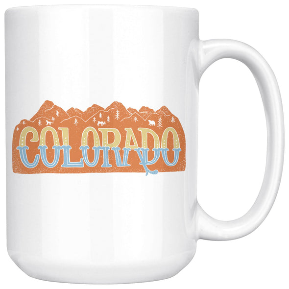 Colorado Mountains Ceramic Mug-CA LIMITED