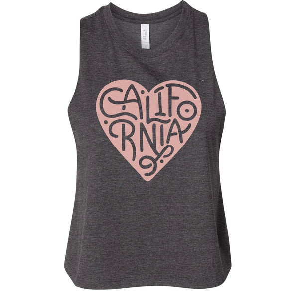 Curvy Heart Cropped Tank-CA LIMITED