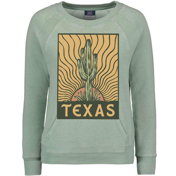 Desert Sunset TX Crewneck Sweater-CA LIMITED