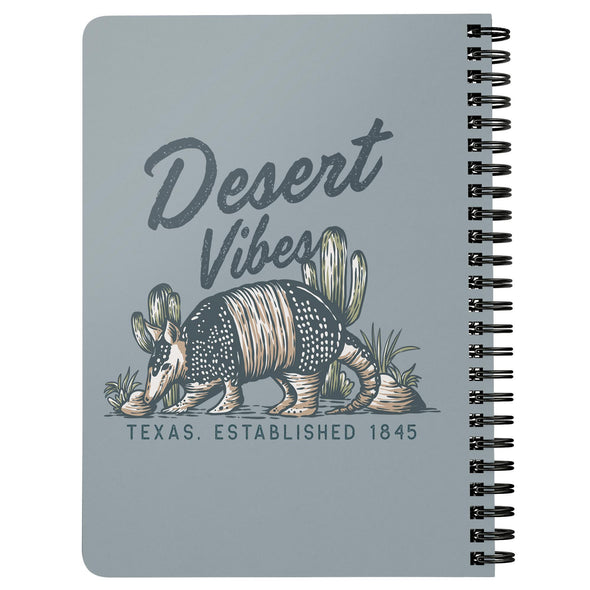 Desert Vibes Texas Grey Notebook-CA LIMITED