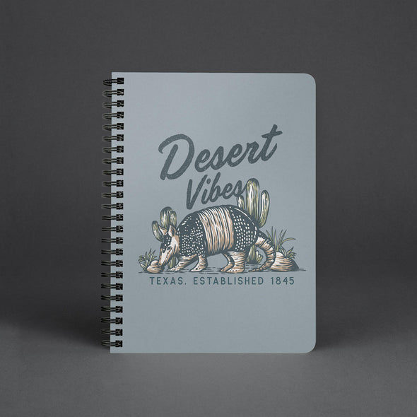 Desert Vibes Texas Grey Notebook-CA LIMITED