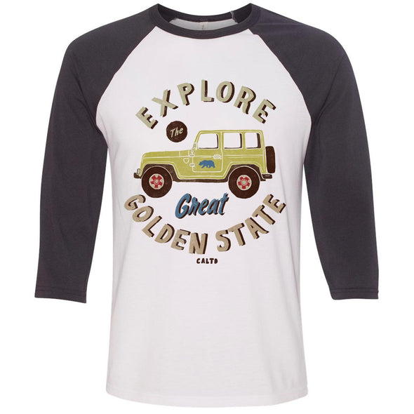 Explore The Golden State Baseball Tee-CA LIMITED