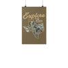 Explore the Road Texas Coyote Brown Poster-CA LIMITED