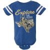 Explore the Road Texas Stripes Baby Onesie-CA LIMITED