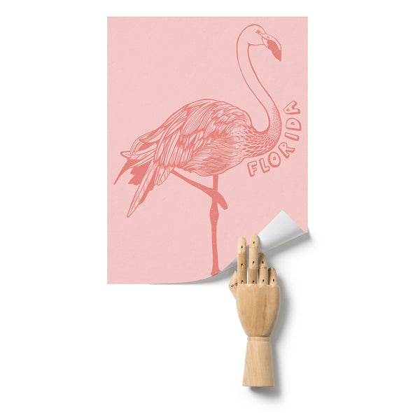 Flamingo Florida Pink Poster