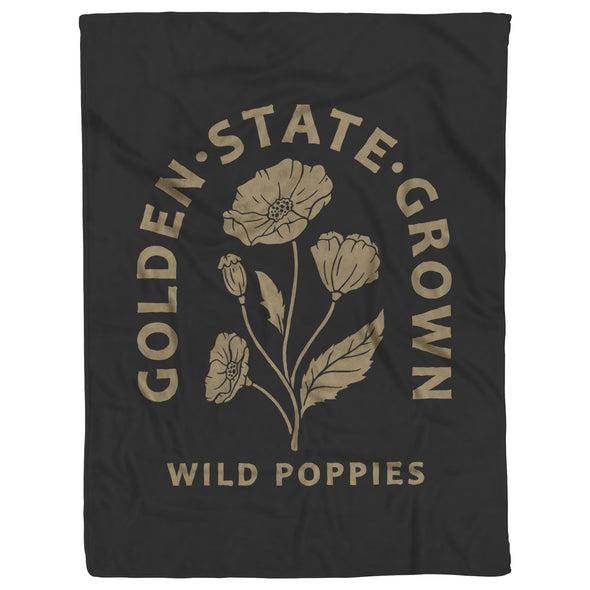 Golden State Poppy Blanket