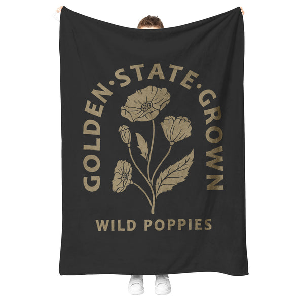 Golden State Poppy Blanket