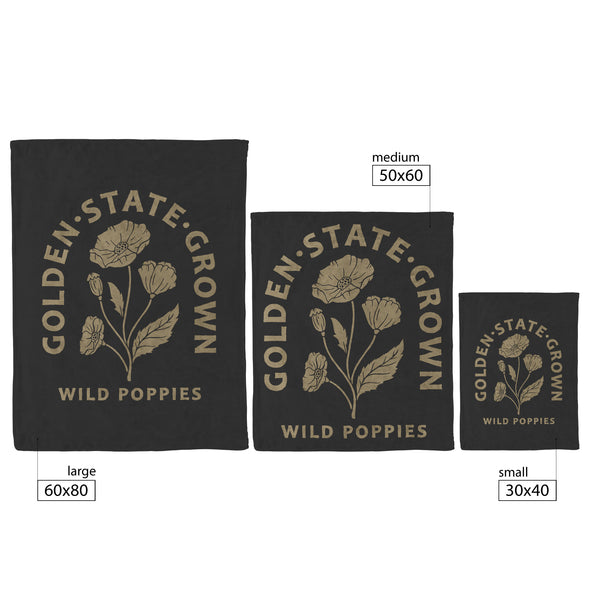 Golden State Poppy Blanket