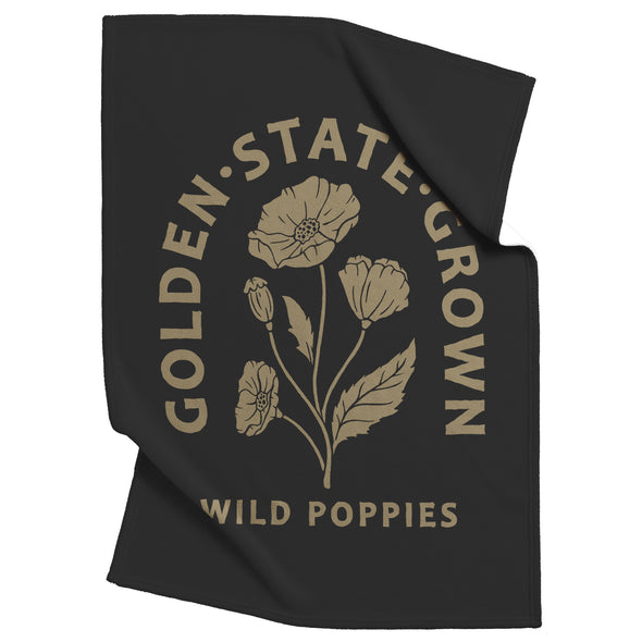 Golden State Poppy Blanket