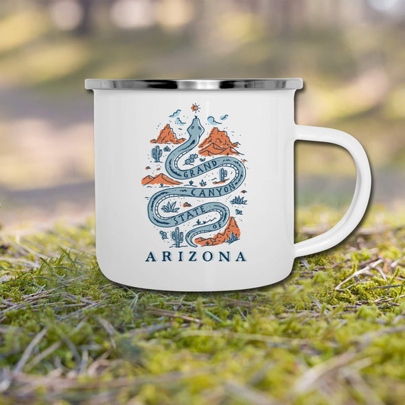 Grand Canyon Snake Arizona Camper Mug-CA LIMITED
