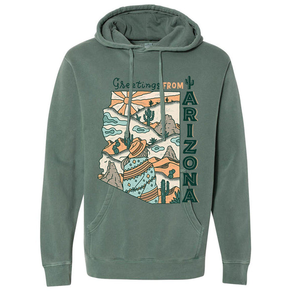 Greetings from Arizona Pullover Hoodie-CA LIMITED