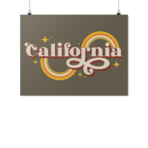 Groovy California Military Green Poster-CA LIMITED