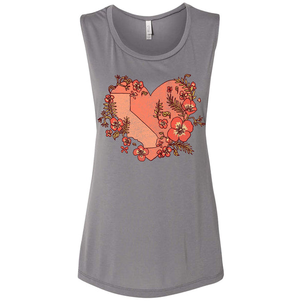 Heart State Muscle Tank-CA LIMITED