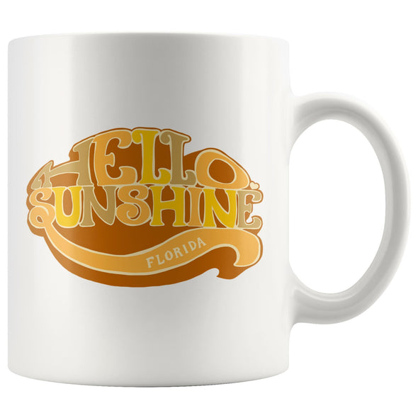 Hello Sunshine FL Yellow Ceramic Mug-CA LIMITED
