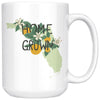 Home Grown FL Lime Ceramic Mug-CA LIMITED