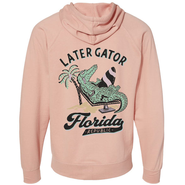 Later Gator Florida Raglan Zipper Hoodie