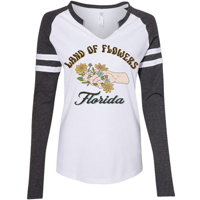 Land of Flowers Florida Varsity Sweater