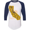 Map CA Love Baseball Tee-CA LIMITED