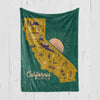 Map Ca Love Blanket-CA LIMITED