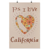 P.S. I Love California Cream Poster-CA LIMITED