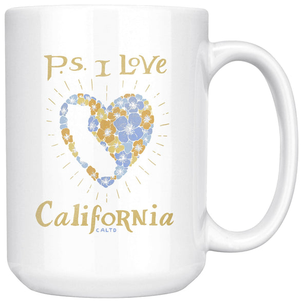P.S. I Love California Mug-CA LIMITED