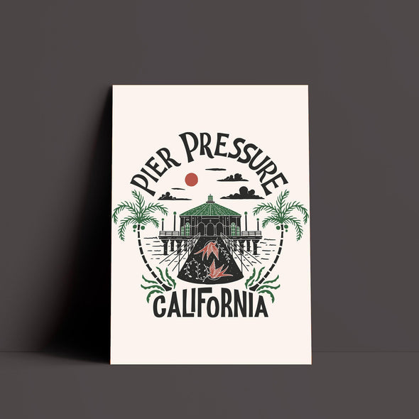 Pier Pressure Bone Poster-CA LIMITED