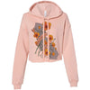 Poppies CA Love Cropped Hoodie-CA LIMITED