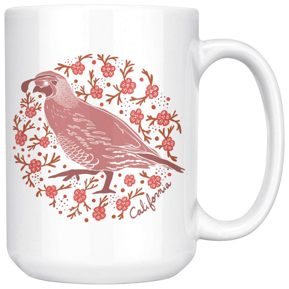 Poppy Quail Mug-CA LIMITED