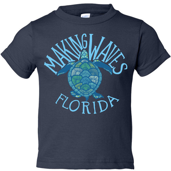 Sea Turtle Florida Toddlers Tee