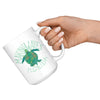 Sea Turtle FL Green Ceramic Mug-CA LIMITED