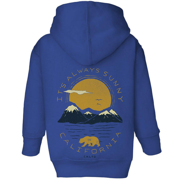 Sunny California Toddlers Zip Up Hoodie-CA LIMITED