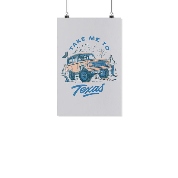 Take Me TX Grey Poster-CA LIMITED