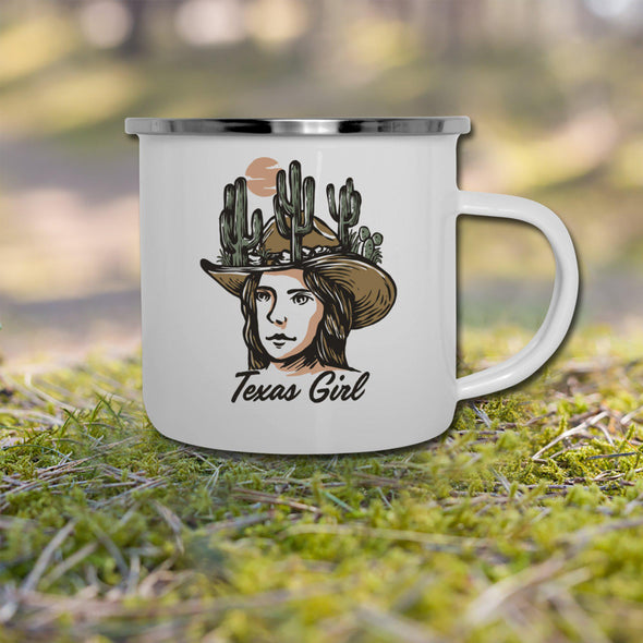 Texas Girl Camper Mug-CA LIMITED
