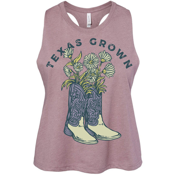 Texas Grown Cropped Tank-CA LIMITED